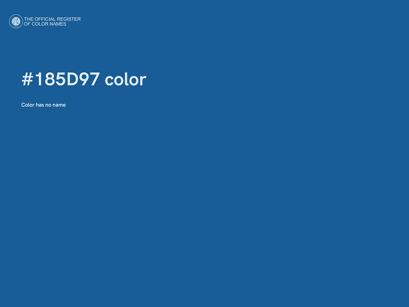 #185D97 color image
