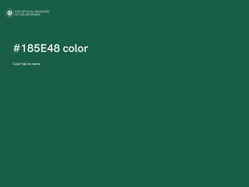 #185E48 color image
