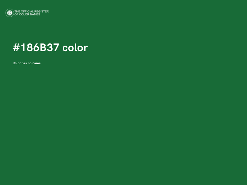 #186B37 color image
