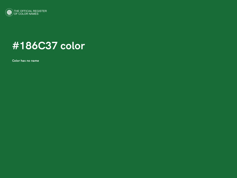 #186C37 color image
