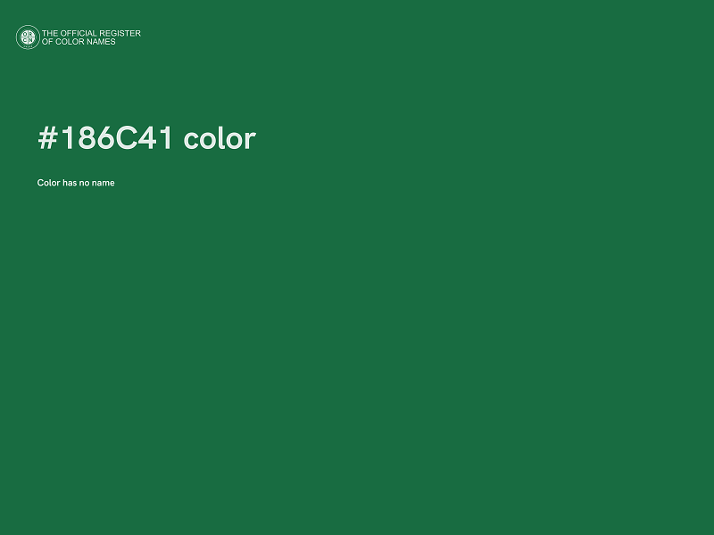 #186C41 color image