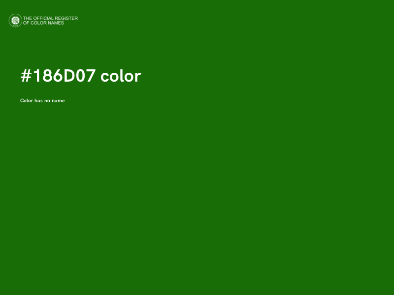 #186D07 color image