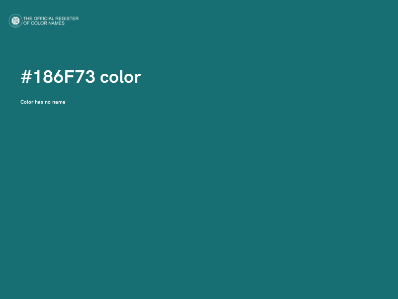 #186F73 color image