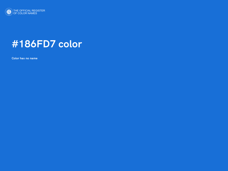 #186FD7 color image