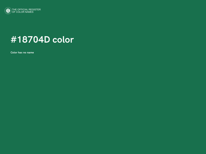 #18704D color image
