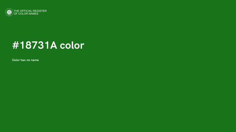 #18731A color image