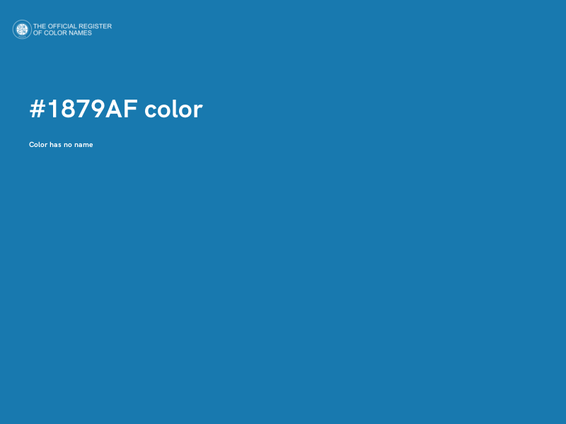 #1879AF color image