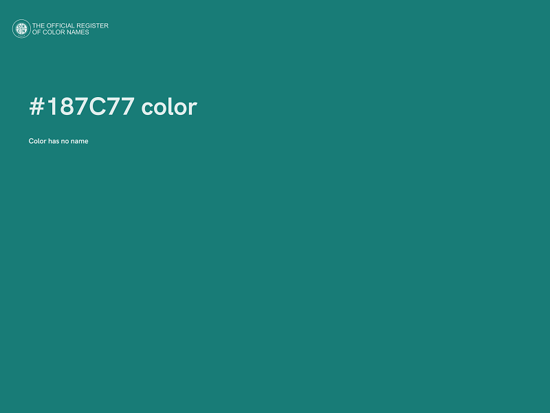 #187C77 color image