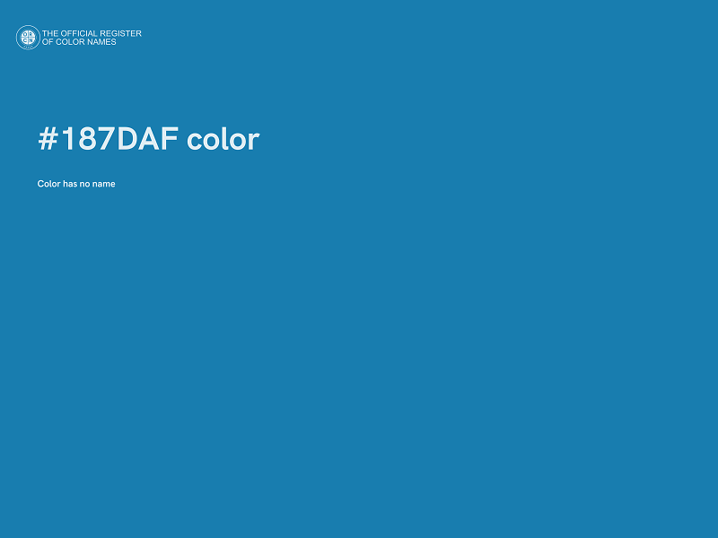 #187DAF color image