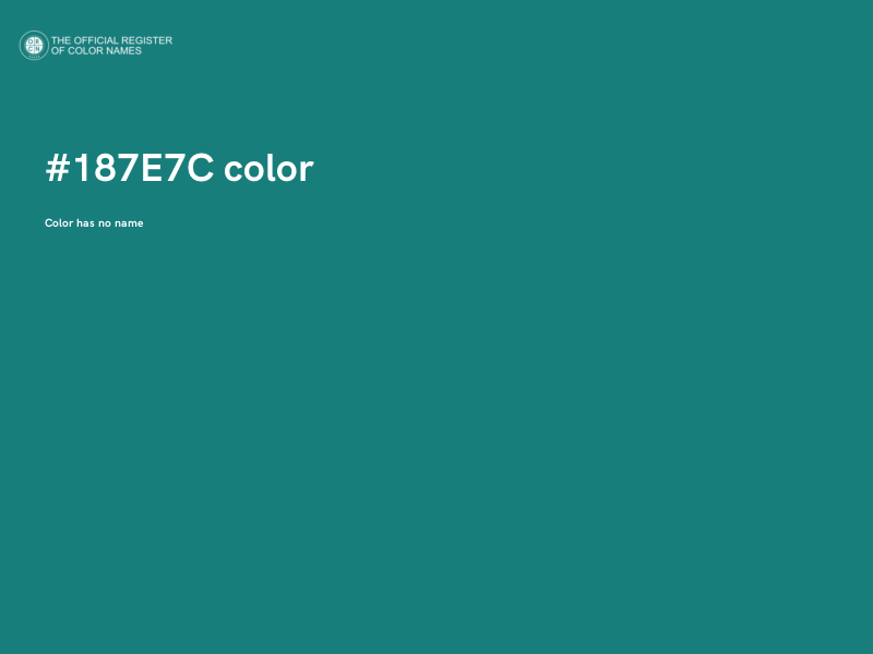 #187E7C color image