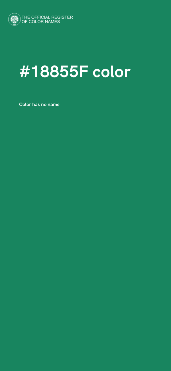 #18855F color image