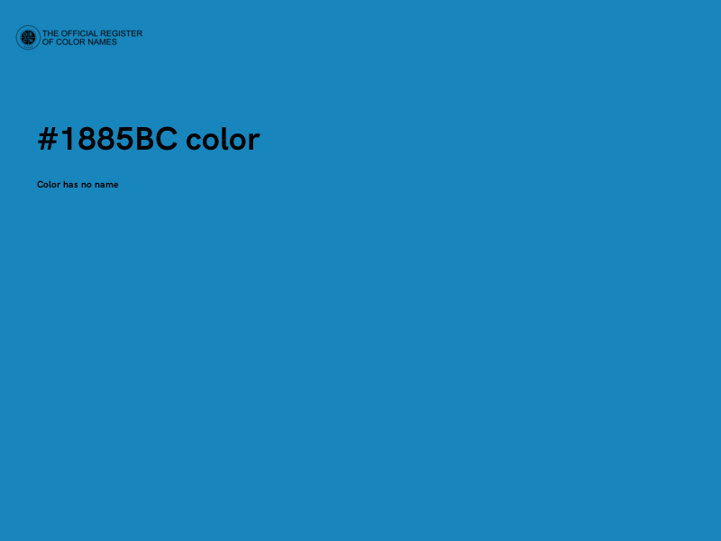 #1885BC color image