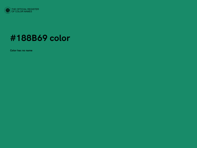 #188B69 color image