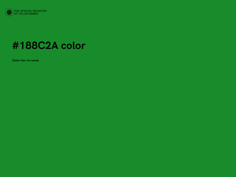 #188C2A color image