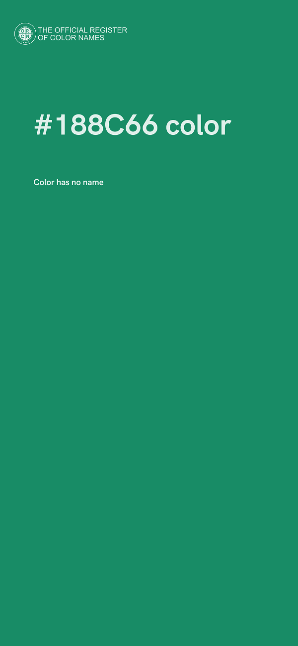 #188C66 color image