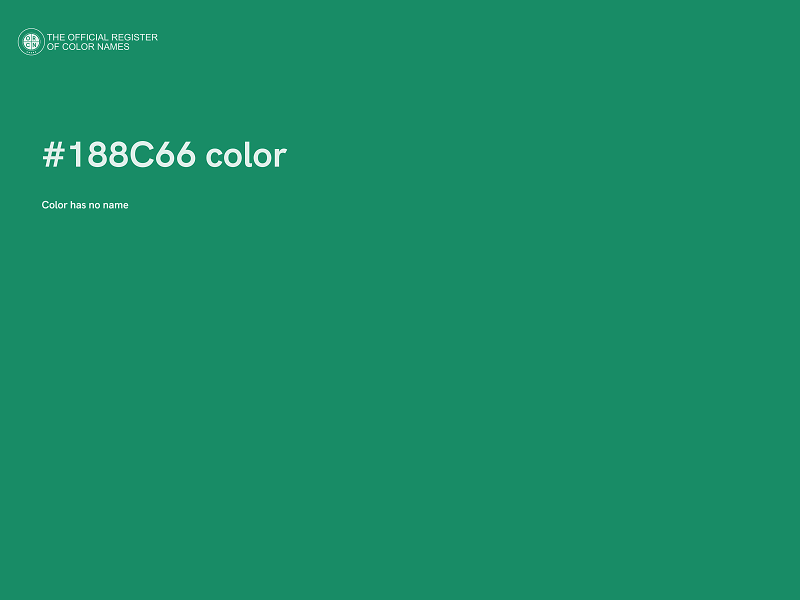 #188C66 color image