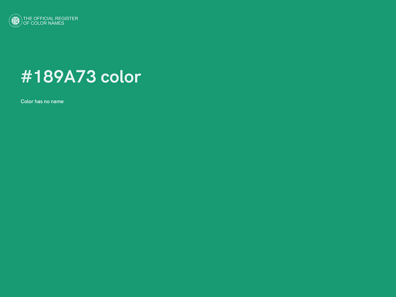 #189A73 color image