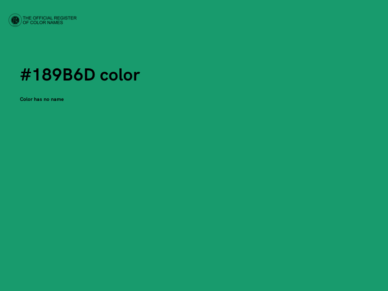 #189B6D color image
