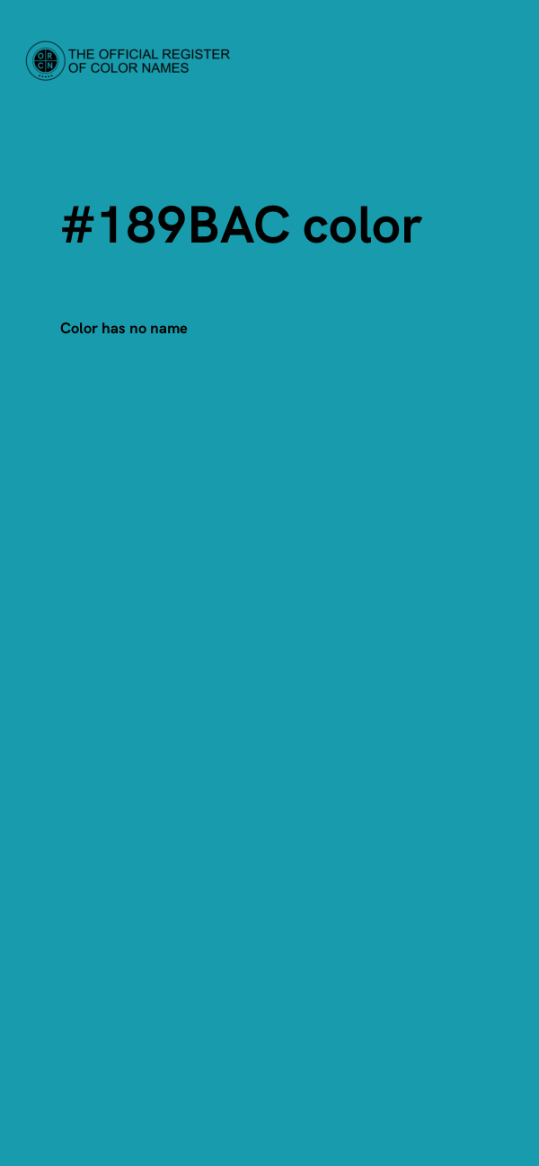 #189BAC color image