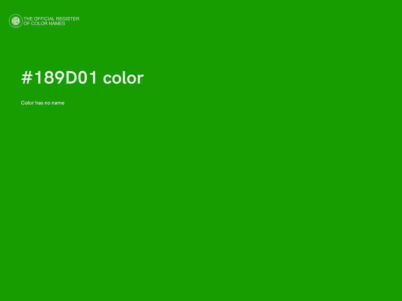 #189D01 color image