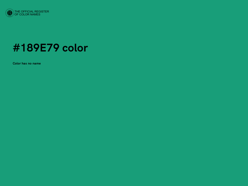 #189E79 color image