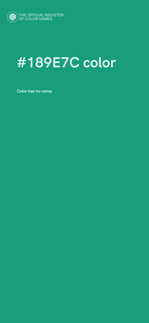 #189E7C color image