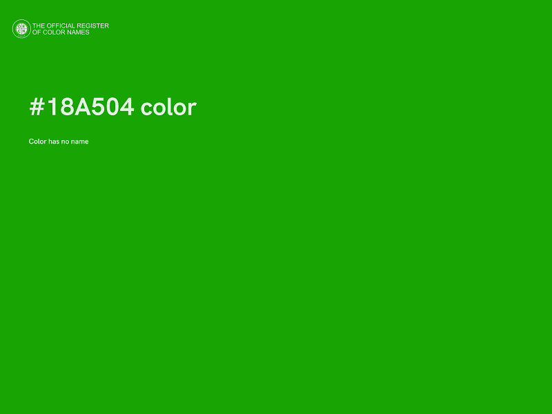 #18A504 color image