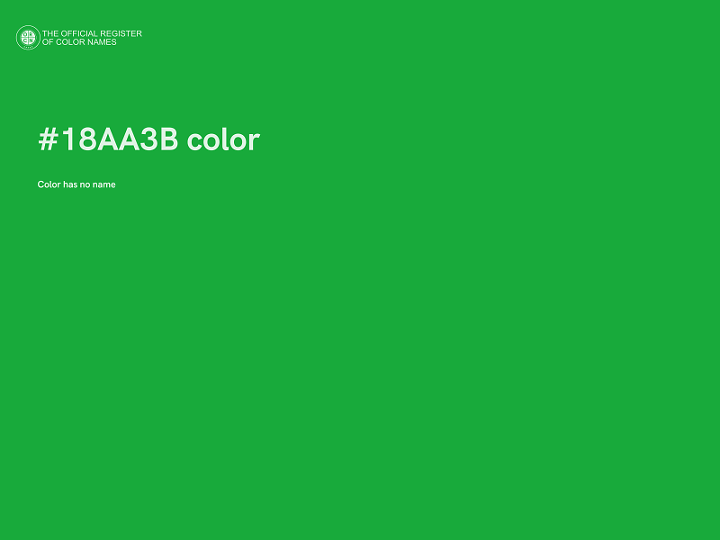 #18AA3B color image