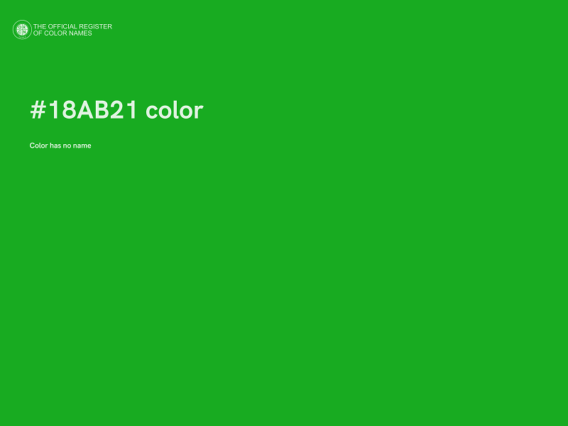 #18AB21 color image