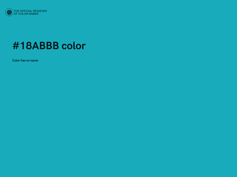 #18ABBB color image