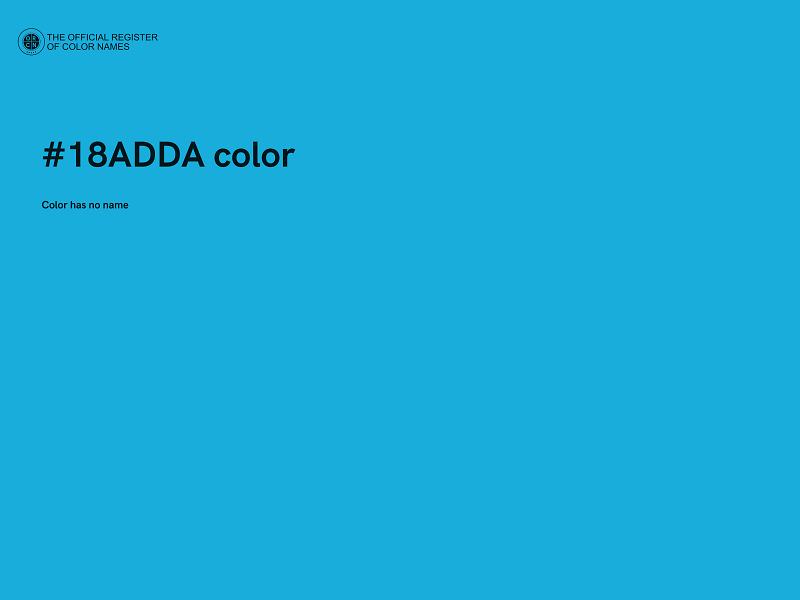 #18ADDA color image