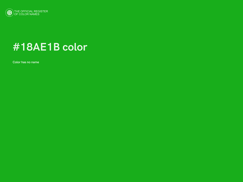 #18AE1B color image