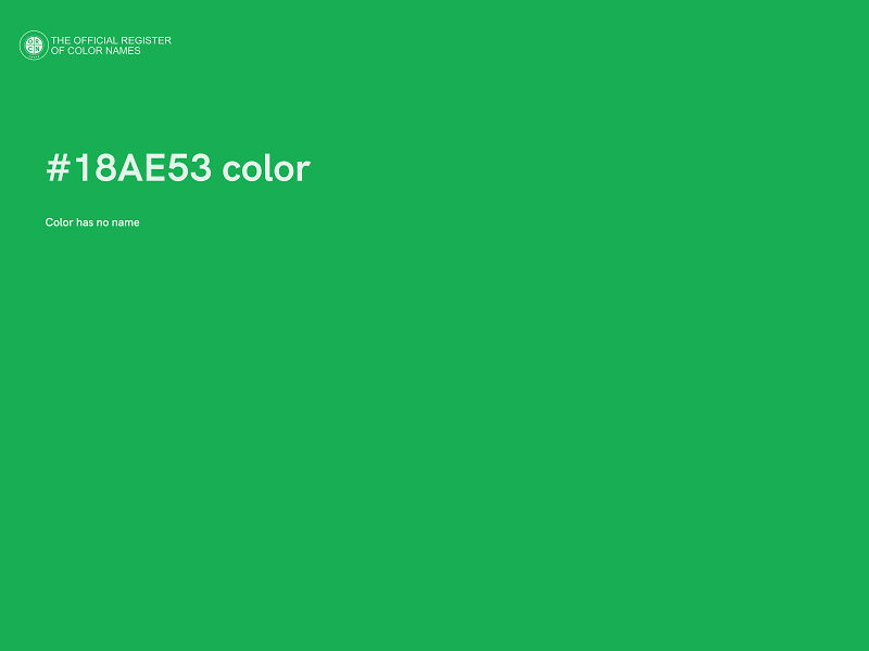 #18AE53 color image