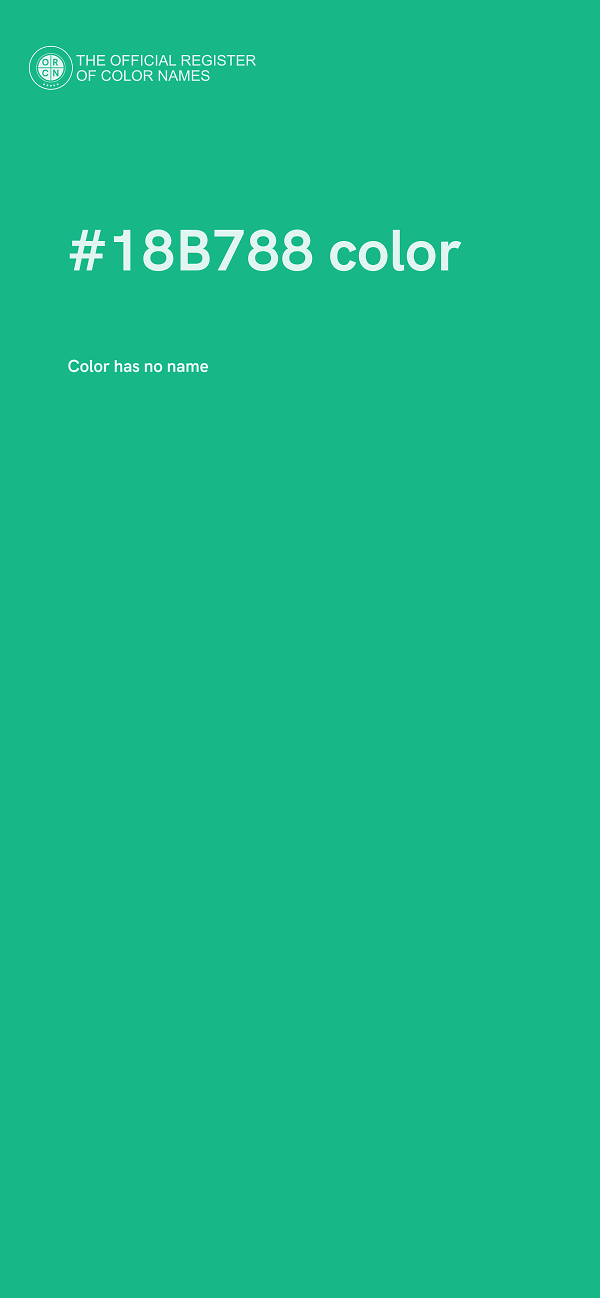 #18B788 color image