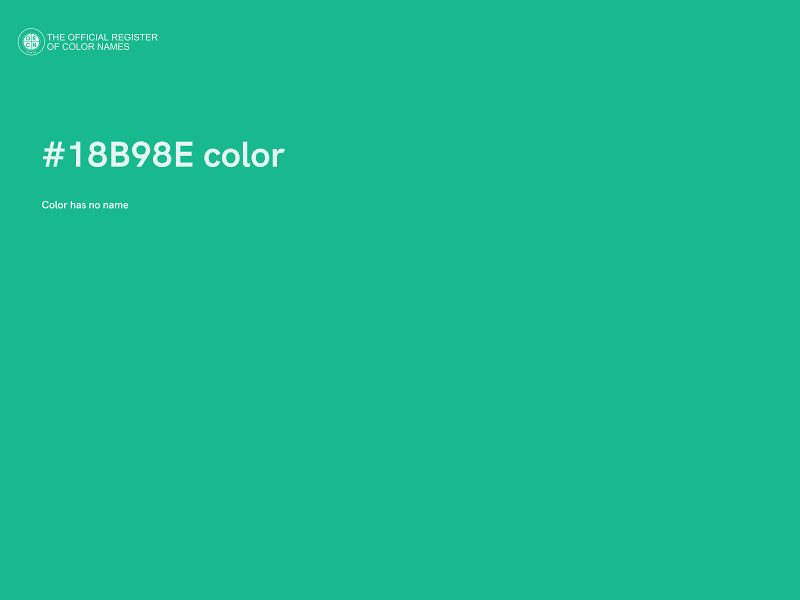 #18B98E color image