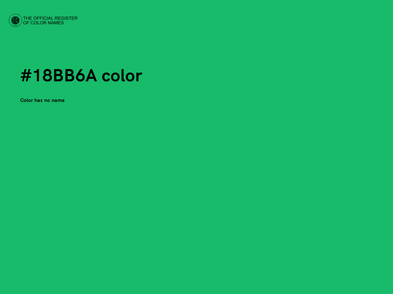 #18BB6A color image