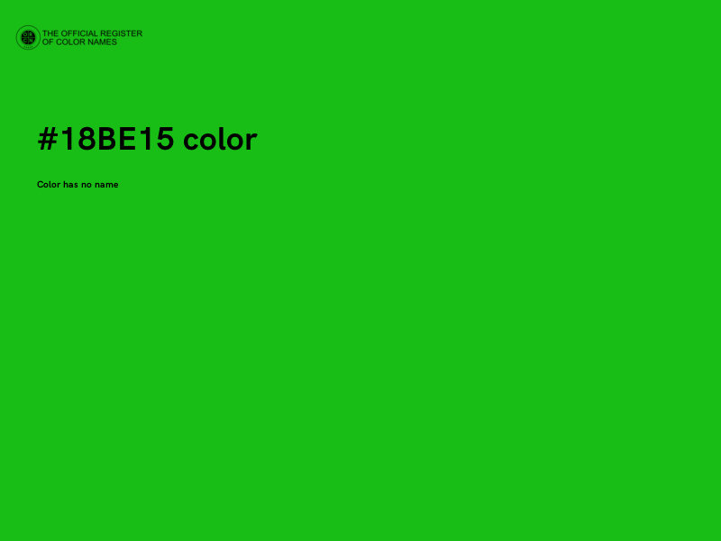 #18BE15 color image