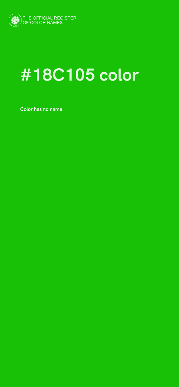 #18C105 color image