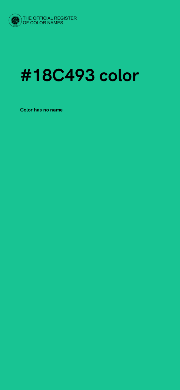 #18C493 color image