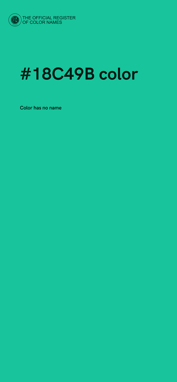#18C49B color image