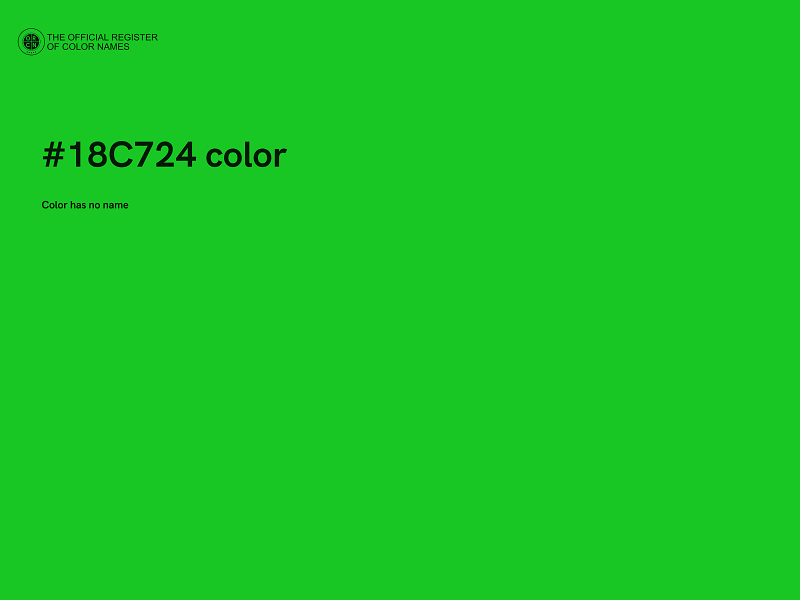 #18C724 color image