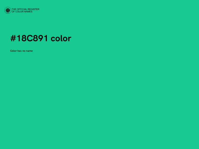 #18C891 color image