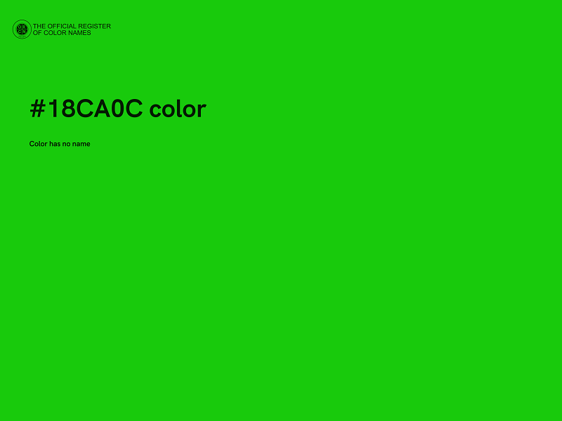 #18CA0C color image