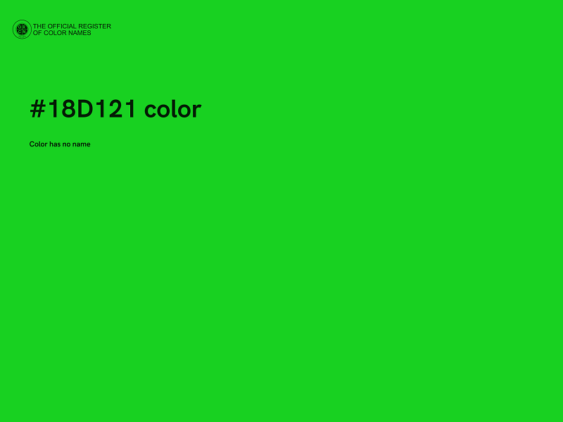 #18D121 color image