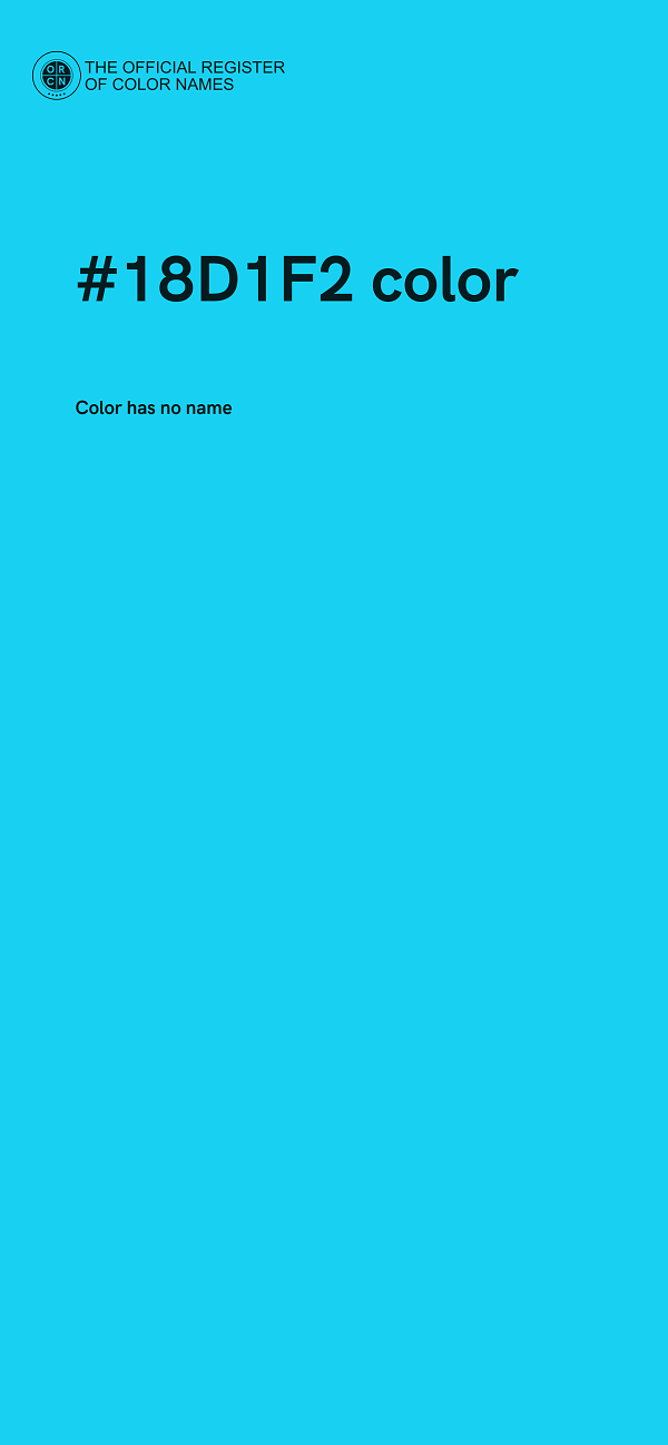#18D1F2 color image