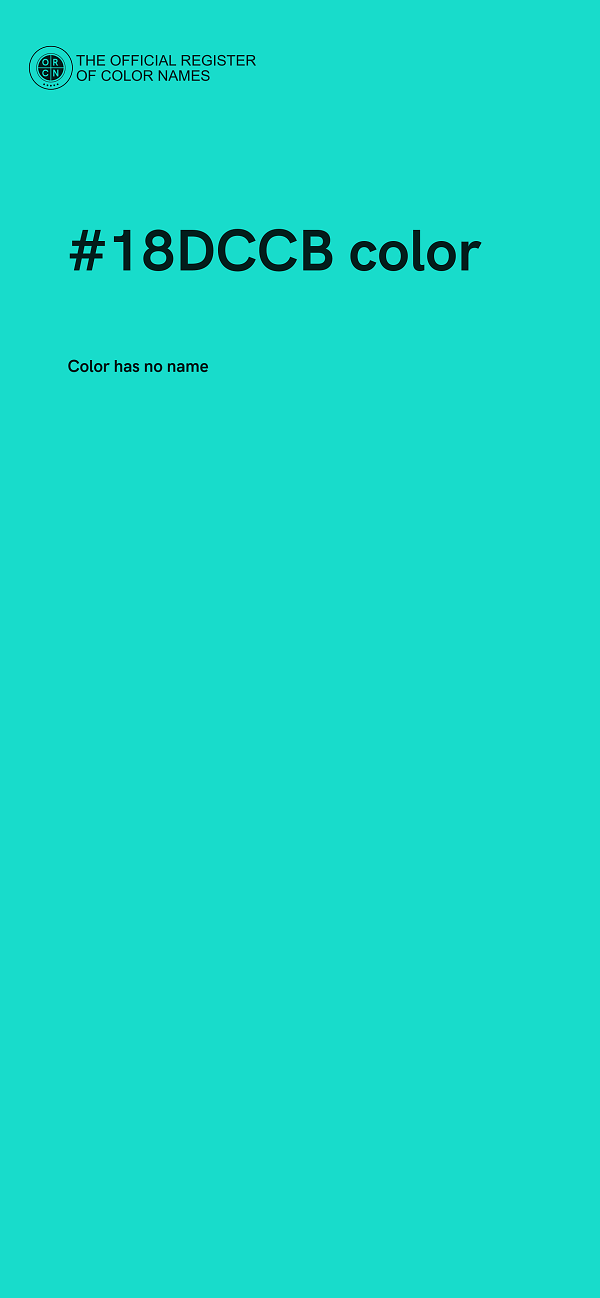 #18DCCB color image