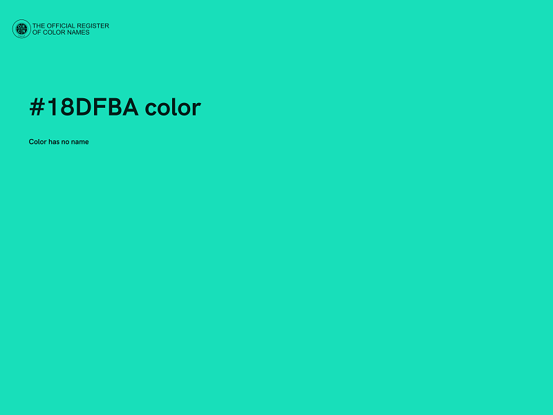 #18DFBA color image