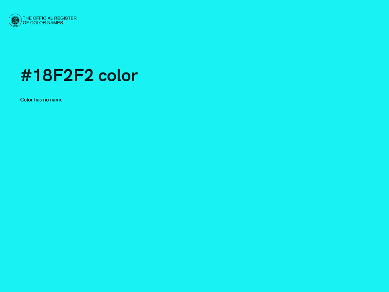 #18F2F2 color image