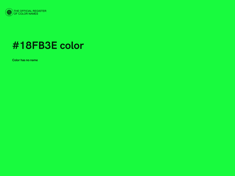 #18FB3E color image