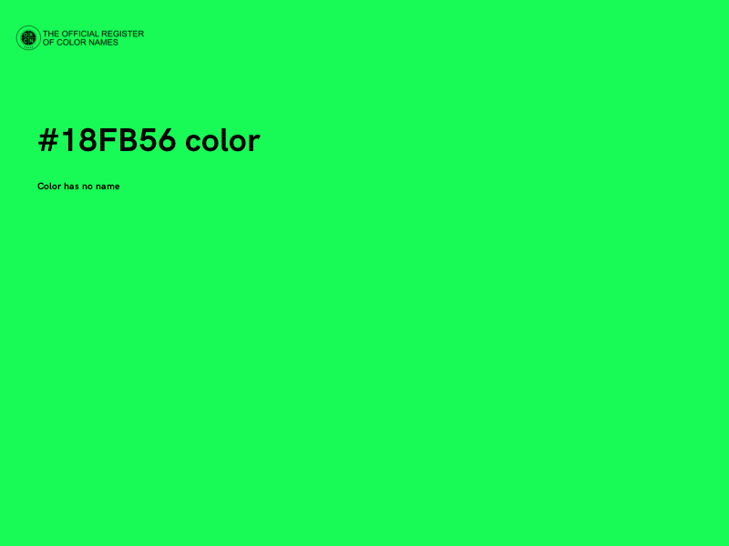 #18FB56 color image